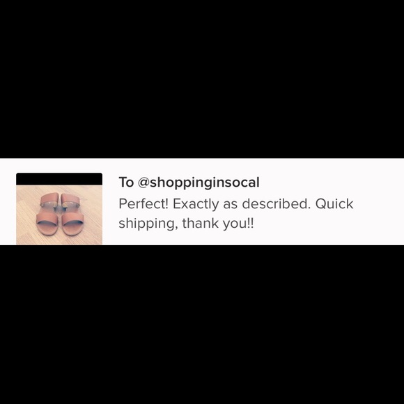 Last 1! New Two Strap Sandals Slides Slip On Tan - Picture 5 of 5